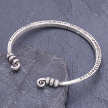 Load image into Gallery viewer, Hand Crafted Sterling Silver Cuff Bracelet - Beauty Mark | NOVICA