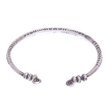 Load image into Gallery viewer, Hand Crafted Sterling Silver Cuff Bracelet - Beauty Mark | NOVICA