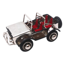 Load image into Gallery viewer, Eco-Friendly Recycled Steel and Rubber Vehicle Statuette - Off-Road Adventure | NOVICA