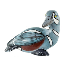 Load image into Gallery viewer, Guatemala Handcrafted Ceramic Harlequin Duck Figurine - Male Harlequin Duck | NOVICA