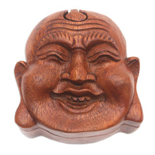 Load image into Gallery viewer, Buddha-Themed Suar Wood Puzzle Box - Buddha's Secret | NOVICA