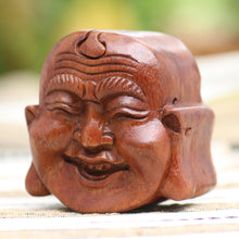 Load image into Gallery viewer, Buddha-Themed Suar Wood Puzzle Box - Buddha's Secret | NOVICA