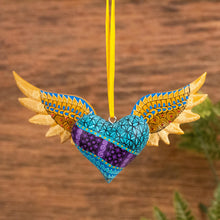 Load image into Gallery viewer, Winged Turquoise Heart