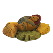 Load image into Gallery viewer, Andean Ceramic Nativity Set with Alpacas from Peru - Suri Nativity | NOVICA