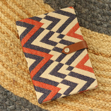 Load image into Gallery viewer, Cotton and Leather Journal with Handmade Paper - High-Rise | NOVICA