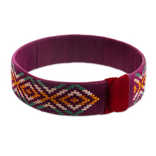 Load image into Gallery viewer, Artisan Crafted Multicolored Cuff Bracelet - Dance of Eternal Nature | NOVICA