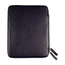Load image into Gallery viewer, Handcrafted Navy Blue Leather Traveling Office Case - Ultimate Organization | NOVICA