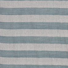 Load image into Gallery viewer, Striped Wool and Silk Blend Shawl - Mint Stripes | NOVICA