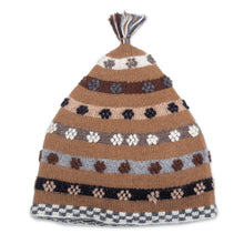 Load image into Gallery viewer, Hand Knit 100% Baby Alpaca Hat - Roots Inspiration | NOVICA