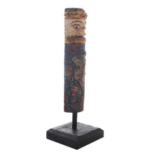 Load image into Gallery viewer, Hand Painted Albesia Wood Borneo Culture Statuette - Dayak Sign | NOVICA