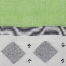 Load image into Gallery viewer, Hand Crafted Cotton Muslin and Silk Shawl - Spring Diamonds | NOVICA