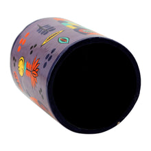 Load image into Gallery viewer, Hand Painted Papier Mache Pen Holder - Owl Story in Dusty Lavender | NOVICA