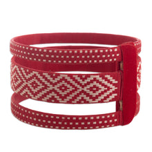 Load image into Gallery viewer, Handcrafted Natural Fiber Bracelet - Protective Flame | NOVICA
