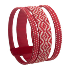 Load image into Gallery viewer, Handcrafted Natural Fiber Bracelet - Protective Flame | NOVICA