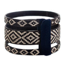 Load image into Gallery viewer, Woven Natural Fiber Cuff - Community of Peace | NOVICA
