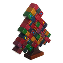 Load image into Gallery viewer, Multicolored Christmas Tree Sculpture - Gifting Tree | NOVICA