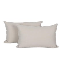 Load image into Gallery viewer, Embroidered Velvet Cushion Covers (Pair) - Velvet Glam | NOVICA