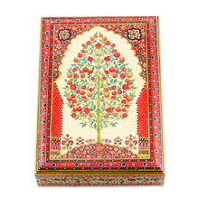 Load image into Gallery viewer, Artisan Crafted Tree Motif Jewelry Box - Kashmir Flavor | NOVICA