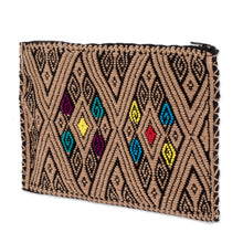 Load image into Gallery viewer, Hand Woven and Embroidered Clutch With Diamond Pattern - Woven Diamonds | NOVICA