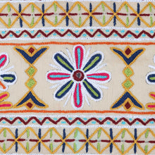 Load image into Gallery viewer, Embroidered Cotton Cushion Covers from India (Set of 2) - Merry Meeting | NOVICA