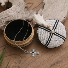 Load image into Gallery viewer, Hand Made Beaded Bamboo Box from Bali - Mod Combo | NOVICA