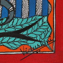 Load image into Gallery viewer, Madhubani Ganesha Painting on Handmade Paper - Lalitasana Ganesha | NOVICA