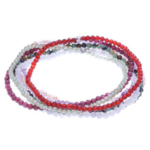 Load image into Gallery viewer, Thai Gemstone Beaded Stretch Bracelets (Set of 7) - Lucky Week | NOVICA