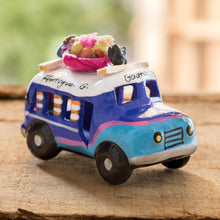 Load image into Gallery viewer, Blue Old Time Bus