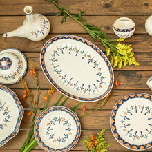 Load image into Gallery viewer, Ceramic Hand Painted Oval Serving Platter (14 Inch) - Antigua Breeze | NOVICA