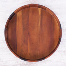 Load image into Gallery viewer, Hand Carved Raintree Wood Serving Tray - Hand and Foot | NOVICA