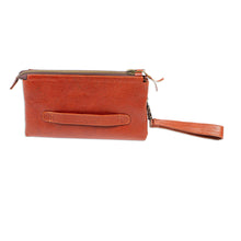 Load image into Gallery viewer, Classic Design Leather Wristlet with Various Compartments - Bajio Bound | NOVICA