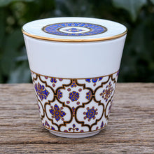 Load image into Gallery viewer, Lidded Benjarong Porcelain Mug from Thailand - Five Colors | NOVICA