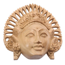 Load image into Gallery viewer, Crocodile Wood Balinese Dancing Masks (Pair) - Kecak and Janger | NOVICA