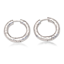 Load image into Gallery viewer, Sterling Silver Endless Hoop Earrings from Bali - Endless Hoops in Silver | NOVICA