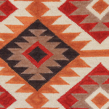 Load image into Gallery viewer, Hand Crafted Wool Area Rug with Cotton Warp - Learn by Heart | NOVICA