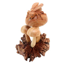 Load image into Gallery viewer, Artisan Hand Carved Nature-Themed Sculpture - Little Ladybug | NOVICA
