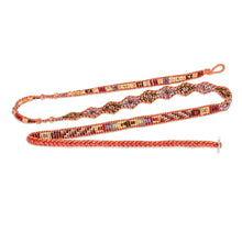 Load image into Gallery viewer, Handcrafted Beaded Positive Energy Long Wrap Bracelet - Radiant Protection | NOVICA