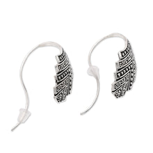 Load image into Gallery viewer, Artisan Crafted Sterling Silver Drop Earrings - Pages of Love | NOVICA