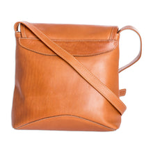 Load image into Gallery viewer, Costa Rican 100% Leather Shoulder Bag with Magnetic Snap - Feminine Style | NOVICA
