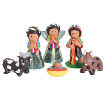 Load image into Gallery viewer, Ceramic Nativity Scene Handcrafted in Guatemalan (12 Pieces) - Christmas in San Antonio | NOVICA