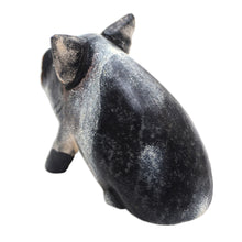 Load image into Gallery viewer, Artisan Crafted Suar Wood Piglet Statuette - Piglet | NOVICA