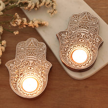 Load image into Gallery viewer, Illuminated Hamsa