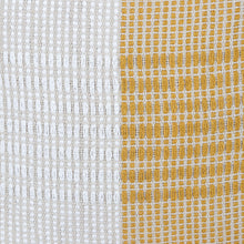 Load image into Gallery viewer, Amber and Ivory Cotton Cushion Covers (Pair) - Delhi Sophistication in Honey | NOVICA