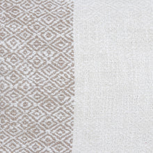 Load image into Gallery viewer, Artisan Crafted Cotton Cushion Covers (Pair) - Diamond Elegance in Umber | NOVICA