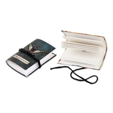 Load image into Gallery viewer, Handcrafted Mini Journal with Handmade Paper Pages (pair) - Motivation | NOVICA
