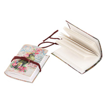 Load image into Gallery viewer, Paper Mini-Journals with Screen-Printed Motifs (Set of 2) - Flying Dreams | NOVICA