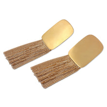 Load image into Gallery viewer, 22k Gold-Plated Waterfall Earrings from Bali - Sparkling Waterfall | NOVICA