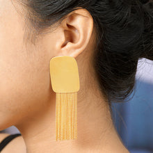 Load image into Gallery viewer, 22k Gold-Plated Waterfall Earrings from Bali - Sparkling Waterfall | NOVICA