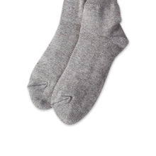 Load image into Gallery viewer, Light Grey Baby Alpaca Blend Socks with Copper Fiber - Light Grey Comfort | NOVICA