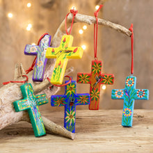 Load image into Gallery viewer, Floral Crosses